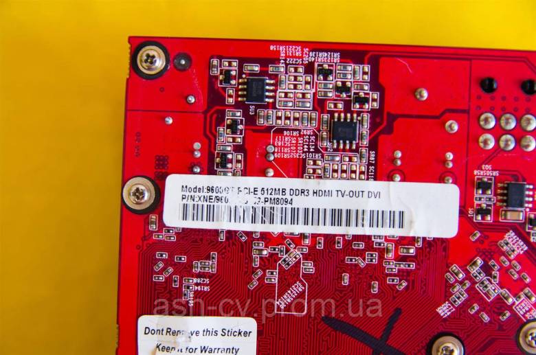 НЕРОБОЧА - Відеокарта неробоча GAINWARD GeForce 9600 GT 512Mb 256Bit - фото фото фото 8