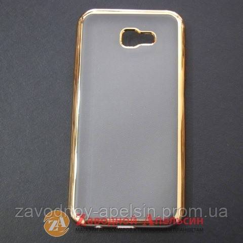 Samsung A7 2017 A720 чохол Electroplating gold - фото фото фото 1
