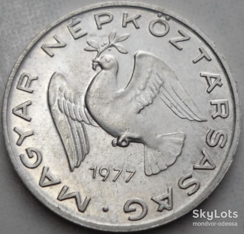 Венгрия 10 филлеров 1977 фауна состояние АА - фото фото фото 2