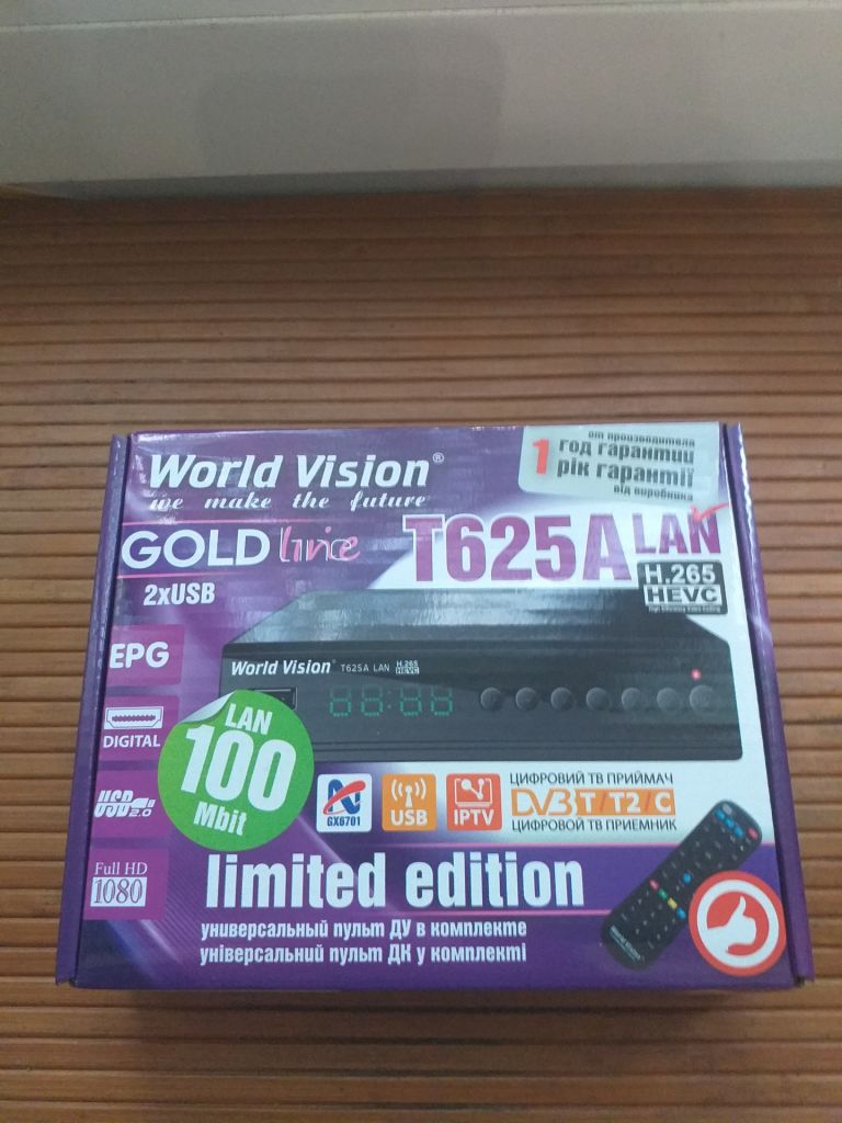 Т2 тюнер WV T625A Lan USB,WI-FI,Yutube,IPTV,DVB-T2,DVB-CНастройка - фото фото фото 0