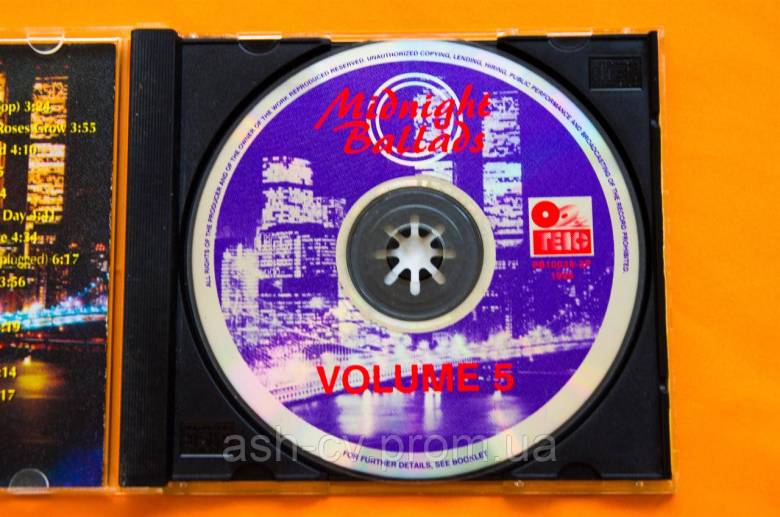 Музичний диск CD. MIDNIGHT BALLADS - фото фото фото 4
