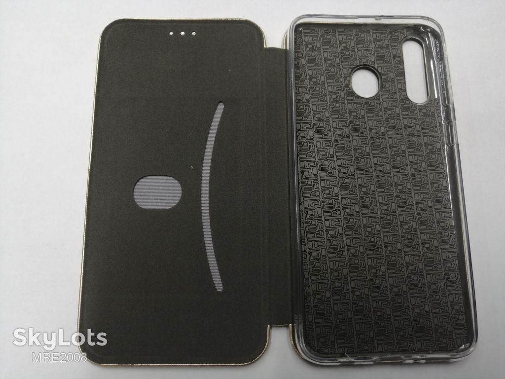 Чехол-книжка Premium Leather для Samsung Galaxy M30 M305 gold - фото фото фото 1