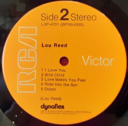 Lou Reed - Lou Reed - 1972.  (LP). 12. Vinyl. Пластинка. US. - фото фото фото 5