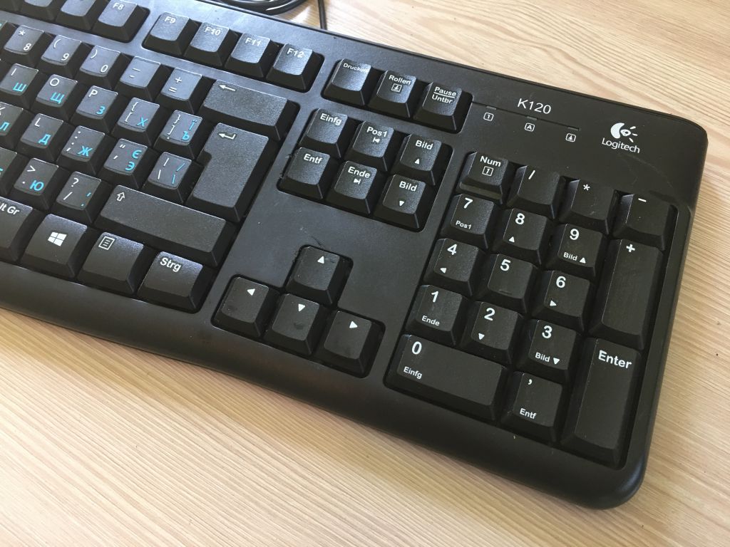 Клавиатура Logitech K120 USB Black ОРИГИНАЛ США - фото фото фото 2