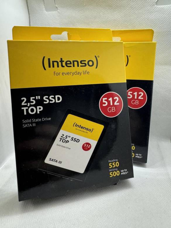 SSD-накопитель Intenso TOP 512 GB Sata III 2.5 (3812450) НОВЫЙ! - фото фото фото 1