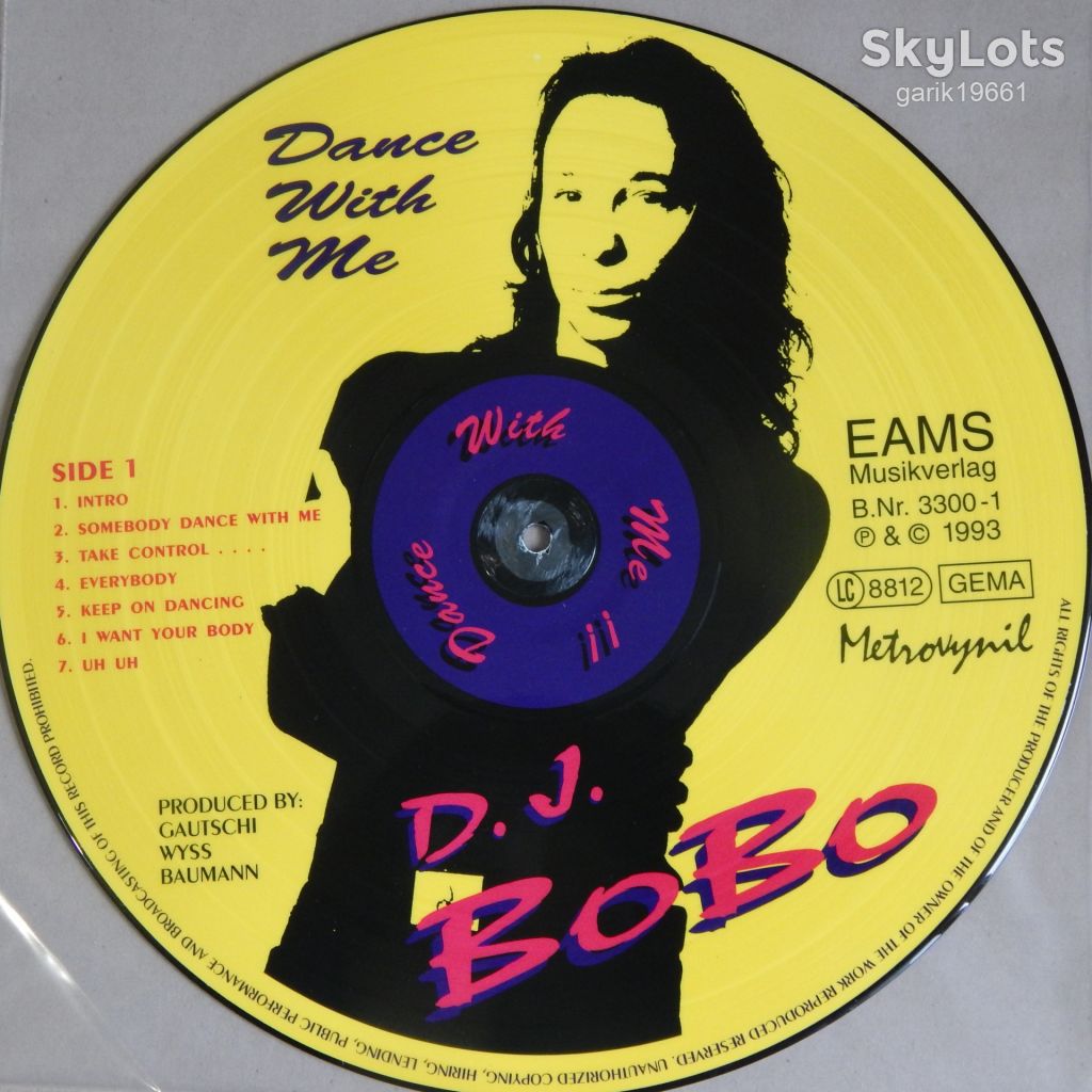 DJ BoBo – Dance With Me  (EAMS – EAMS 3300-1, Picture Disc, Germany) EX+/NM- - фото фото фото 2