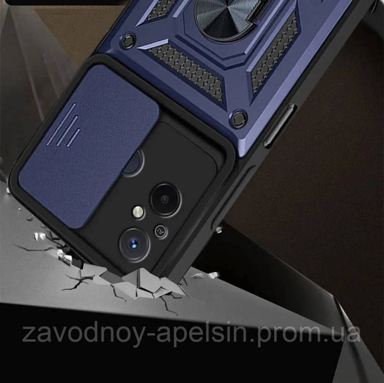 Xiaomi Redmi 11A 12C Противоударный чехол (кольцо + шторка) - фото фото фото 2
