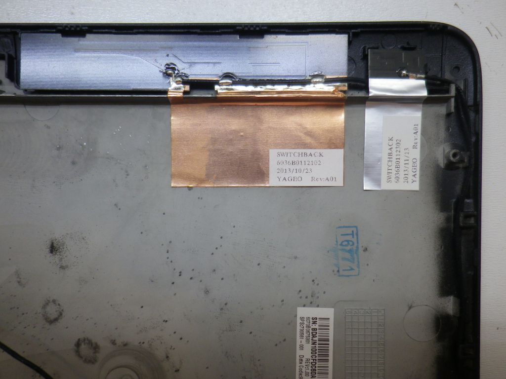 Б/У Кришка матриці без рамки на HP EliteBook 820G1 - фото фото фото 3