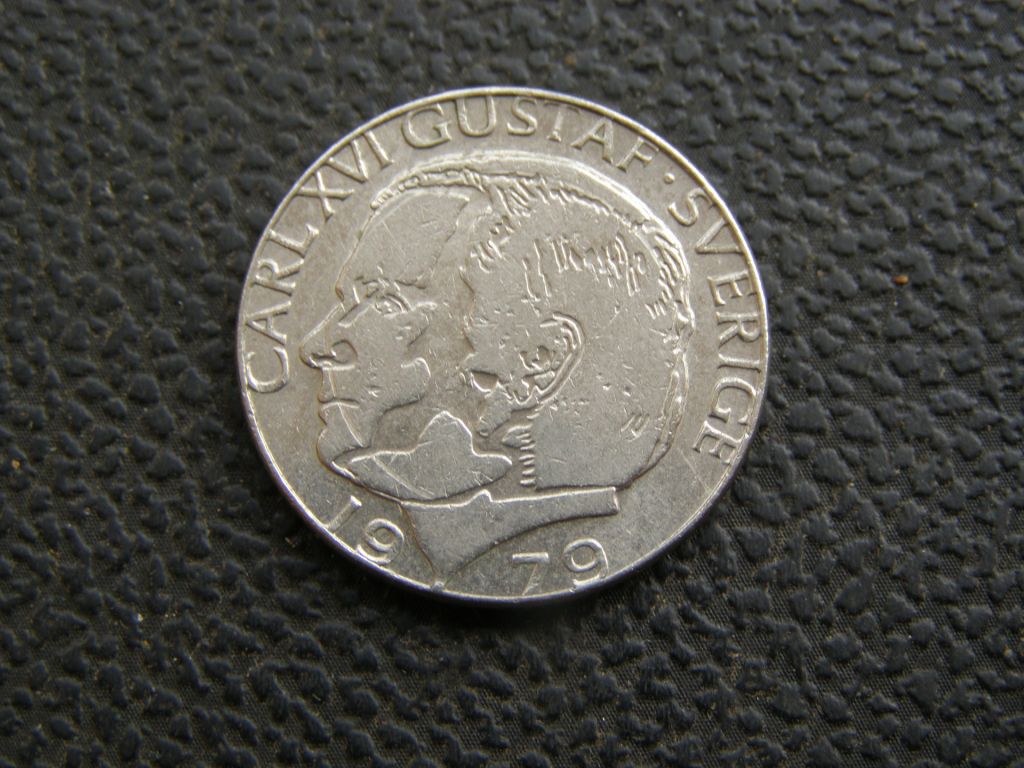 1 крона Швеция 1979 г - фото фото фото 0