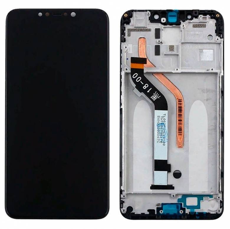 Дисплей Xiaomi Pocophone F1 черный + рамка - фото фото фото 0