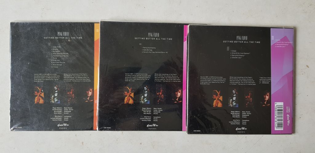 Pink Floyd Getting Better All The Time 3CD - фото фото фото 1