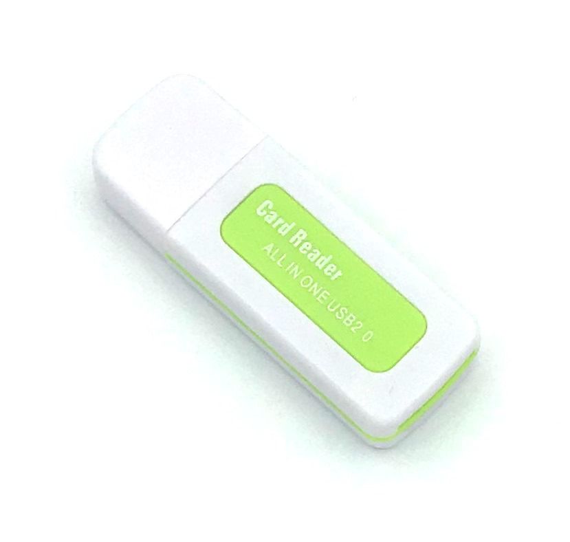 Картридер CR-003 USB All in One White_Green - фото фото фото 0