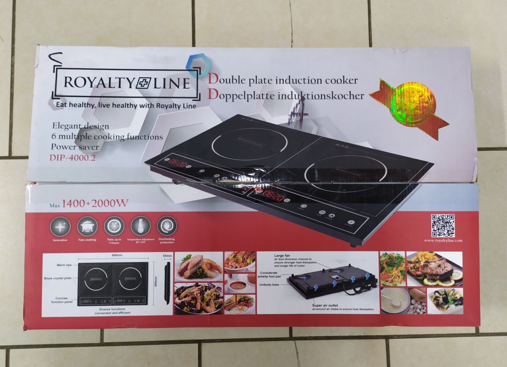 Новая 2-конфорочная индукционная плита из Германии Royalty Line DIP-4000.2 с гарантией - фото фото фото 5