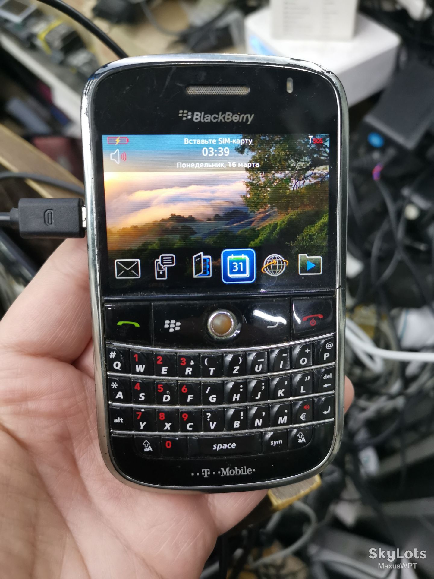 #1014 sklad Blackberry 9000 black - фото фото фото 4
