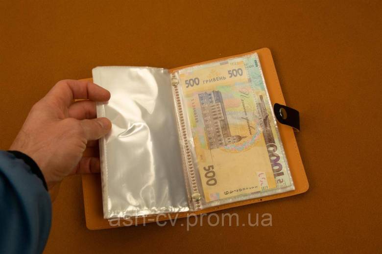Альбом, книжка, для, колекціонування, зберігання, купюр, банкнот, 100 осередків, Black, Bw - фото фото фото 8