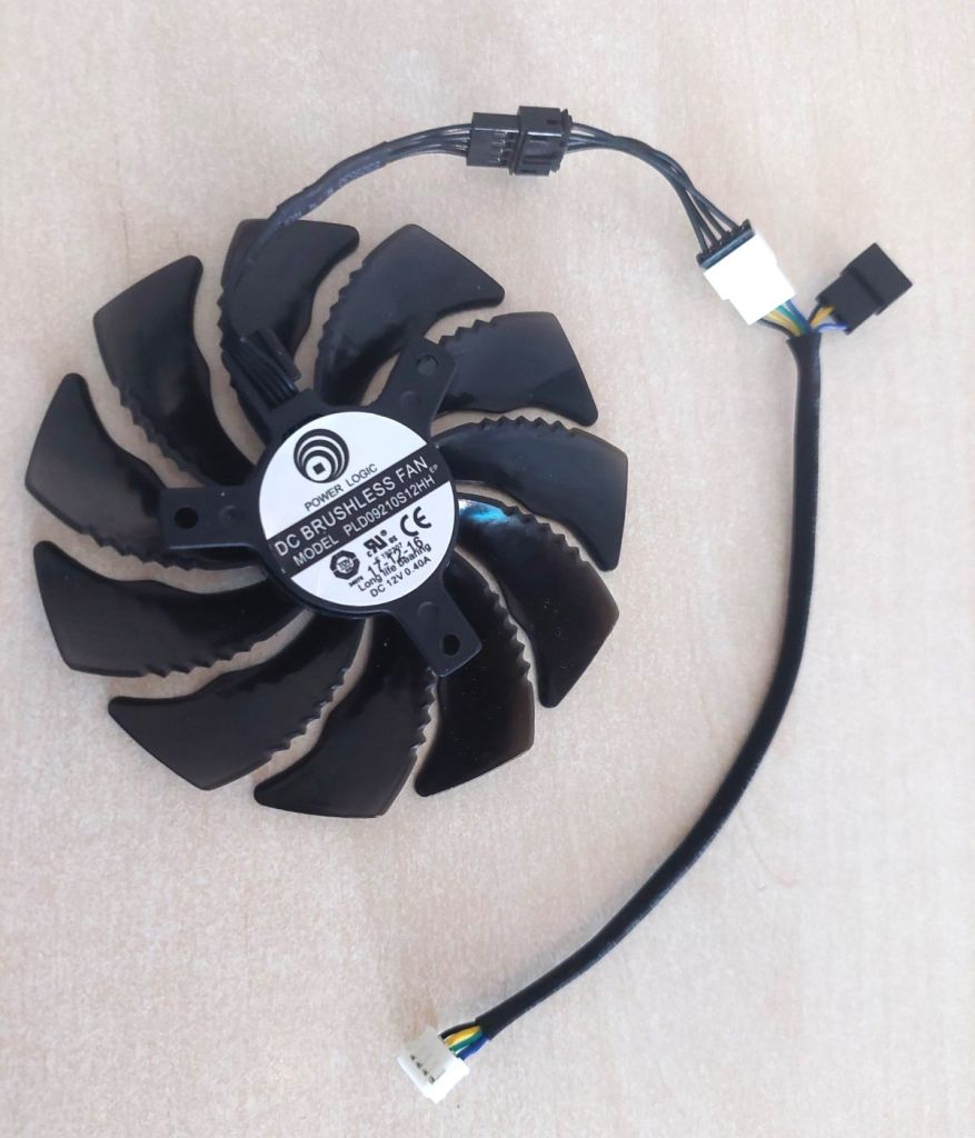 Вентилятор кулер 87мм відеокарти Gygabite Power Logic  PLD09210S12HH - фото фото фото 2