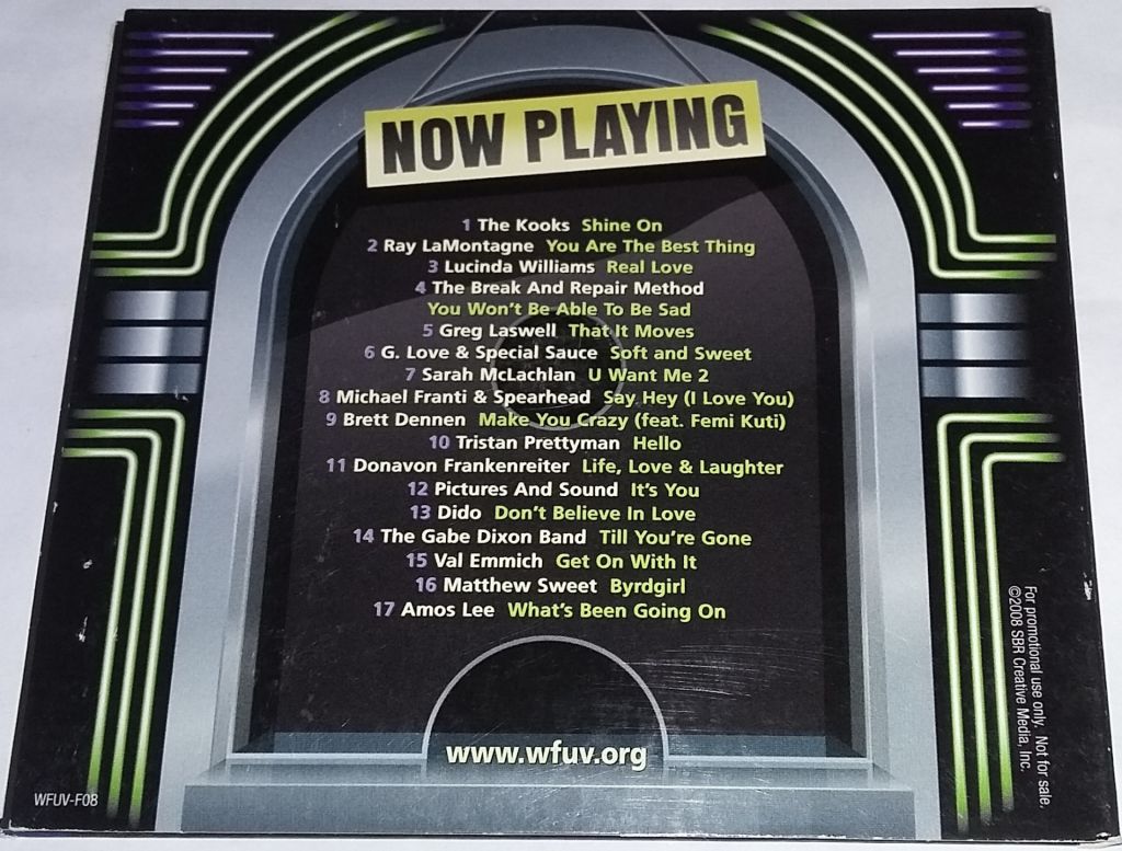 VARIOUS WFUV New Music Sampler CD US - фото фото фото 2