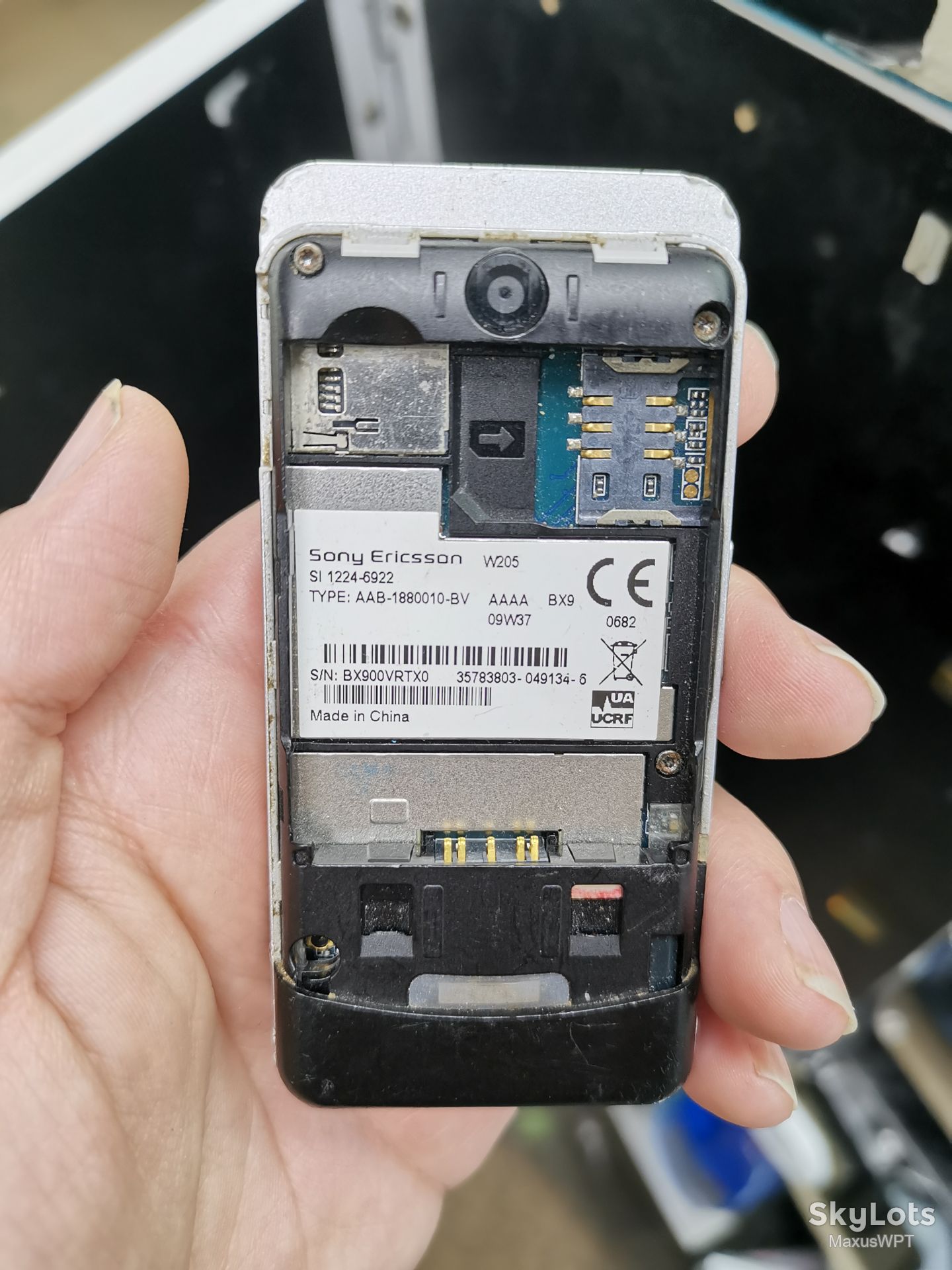 #591 Sklad Sony Ericsson W205 black - фото фото фото 1