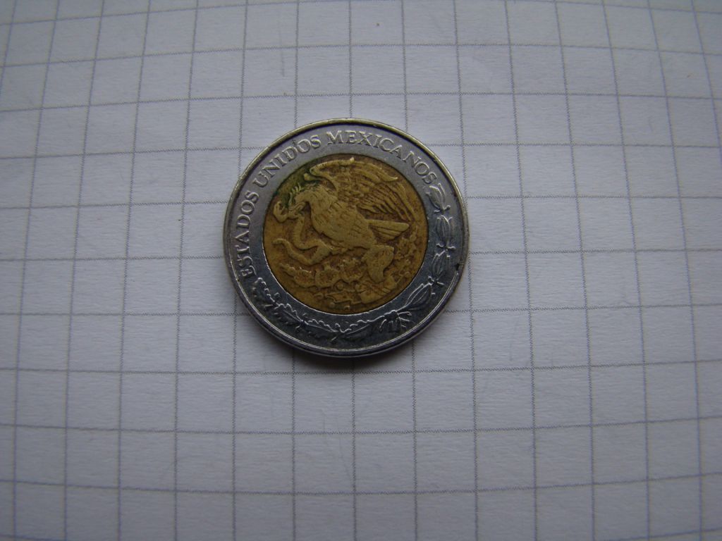 1 песо 2003 г., Мексика. - фото фото фото 1