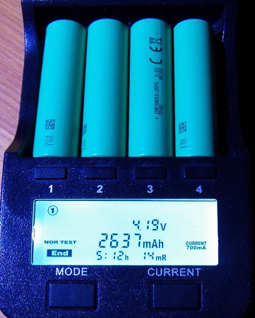 Акумулятор силовий INR 18650 2500mAh Tenpower 20A Li-Ion 3,6V NEW - фото фото фото 4