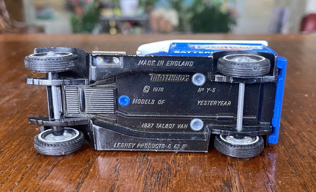 Модель автомобиля TALBOT VAN 1927 1:43 YESTERYEAR MATCHBOX Англия - фото фото фото 7