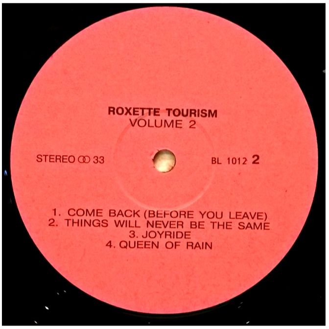 Roxette - Tourism - 1992.    (2LP). 12. Vinyl. Пластинки. Rare. - фото фото фото 8