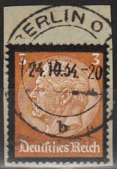 1934 - Рейх - Гінденбург - Траурний випуск 3 Mi.548 - гаш - фото фото фото 0