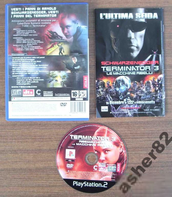 Игра на PS2 "Terminator 3: Rise of the Machines"       (PAL) - фото фото фото 1