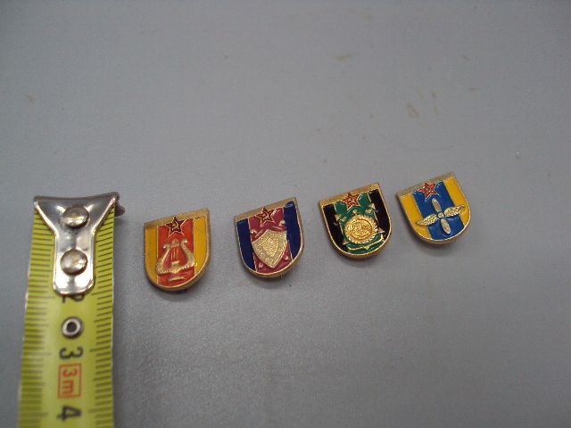 Знак Оркестровые войска, Военная юстиция прокуратура, Инженерные войска, Авиация ссср лот 4шт №16338 - фото фото фото 1