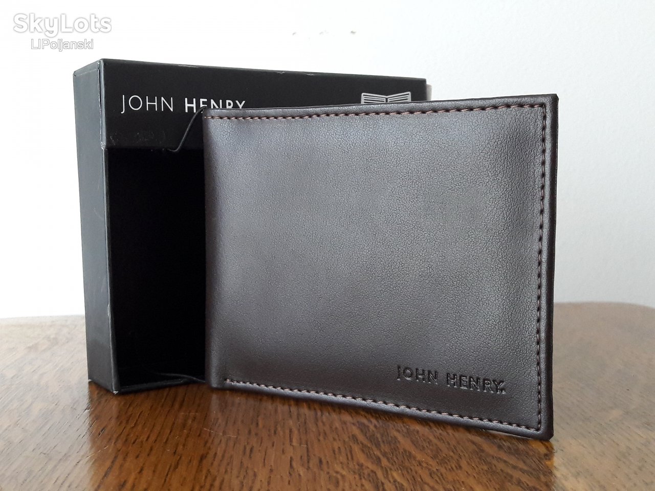 Шкіряний гаманець-візитівка JOHN HENRY - фото фото фото 1