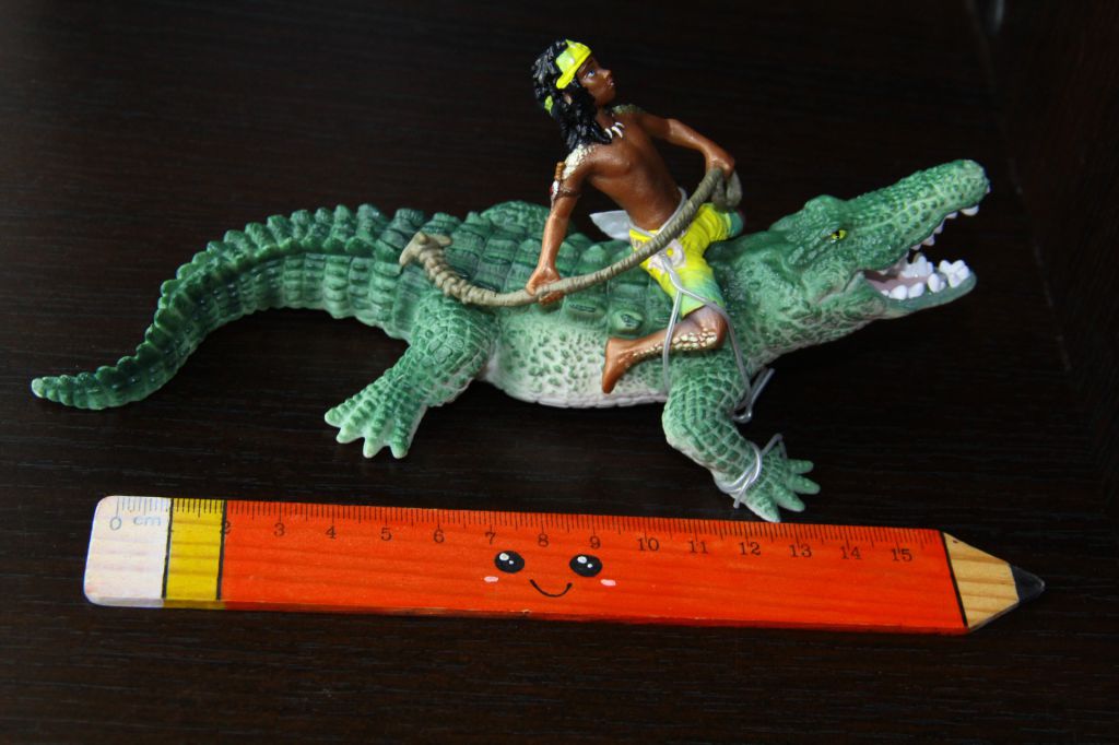 крокодил  (серия Баялла) SCHLEICH 90-100мм ФРГ - фото фото фото 6