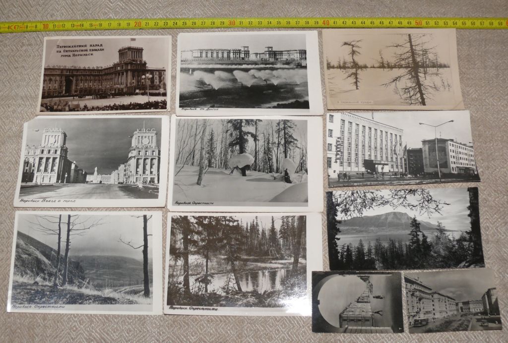 40+ шт. Норильск. Старые фотографии и Открытки. 1960-е годы. Есть интересные. - фото фото фото 3