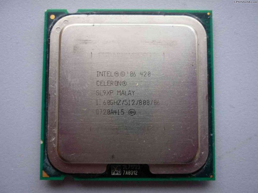 INTEL CELERON 1.6 Ghz  (SL9XP) - фото фото фото 0