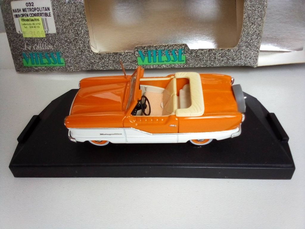 VITESSE Nash Metropolitan 1959 Open Convertible  1/43 - фото фото фото 2