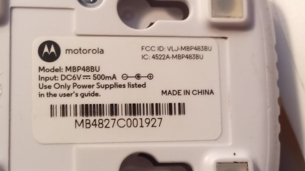 Відеоняня Motorola MBP48BU КАМЕРА БЕЗ МОНИТОРА - фото фото фото 4