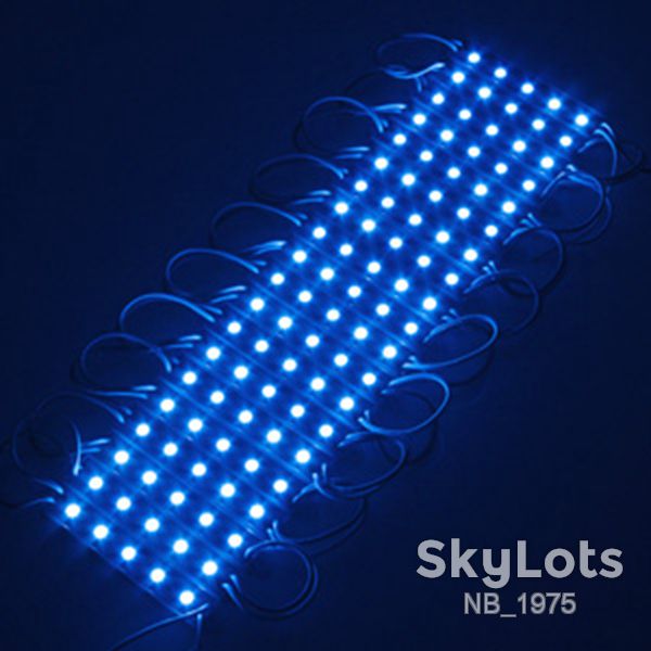 Светодиодный LED модуль SMD 5050 B синий герметичный IP65 - фото фото фото 0