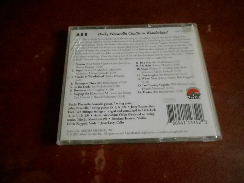 Bucky Pizzarelli Challis In Wonderland CD б/у - фото фото фото 1