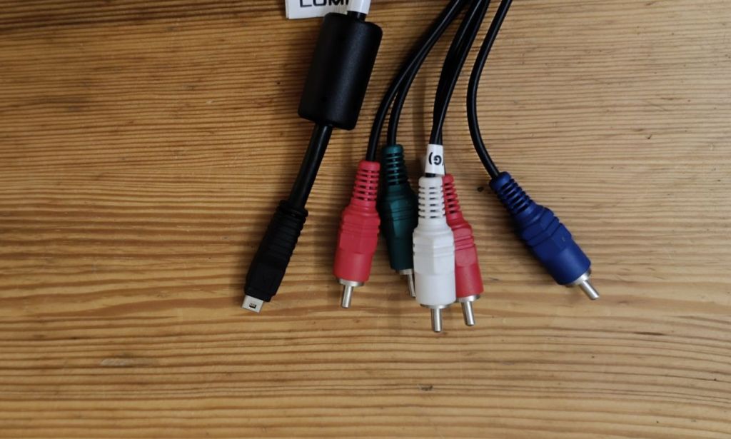 Кабель-адаптер LUMIX Mini-USB - 5 X RCA аудіо,відео 2 метри - фото фото фото 2