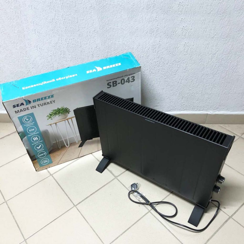 Конвектор SeaBreeze SB-043 2500 Вт, Електрообігрівач конвектор, Конвекторний обігрівач підлоговий - фото фото фото 1