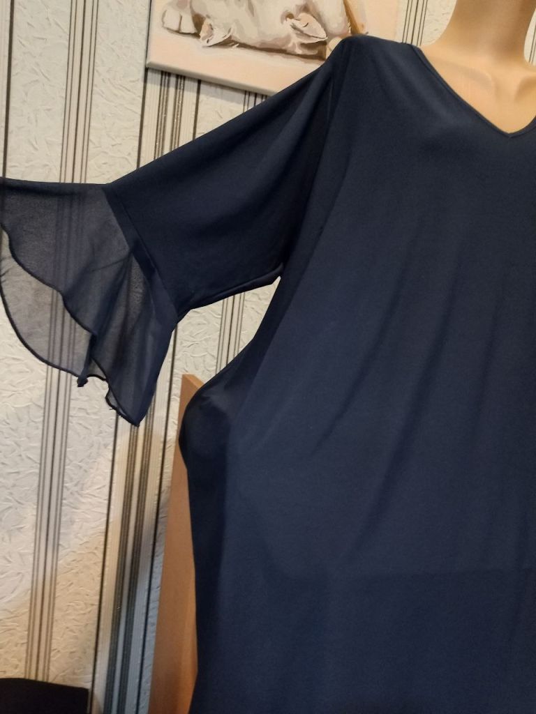 темно-синя туніка масло 64-66р - фото фото фото 3