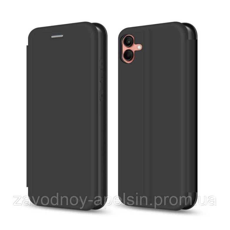 Чехол книжка Samsung A04e A042 А04е Flip Case (черный) - фото фото фото 0