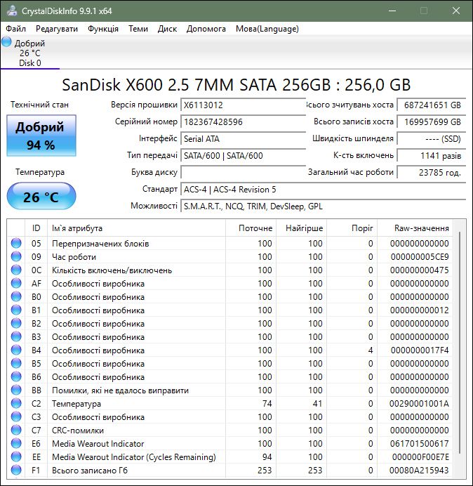 SSD 2.5 SATA 256GB SanDisk - фото фото фото 7