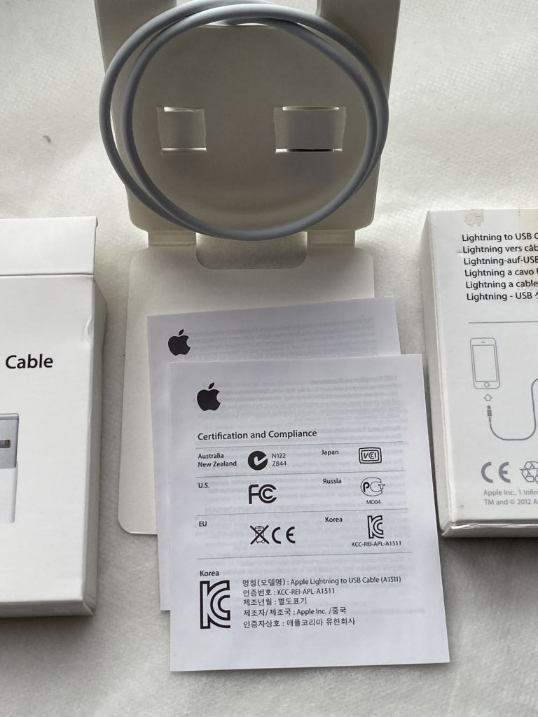 Lightning USB cable  для iPad /iPhone     (оригинал 100%) 50cm - фото фото фото 2