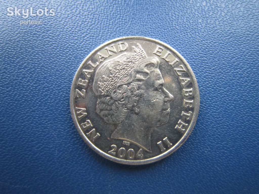 Монета 20 центів Нова Зеландія 2004 велика - фото фото фото 1