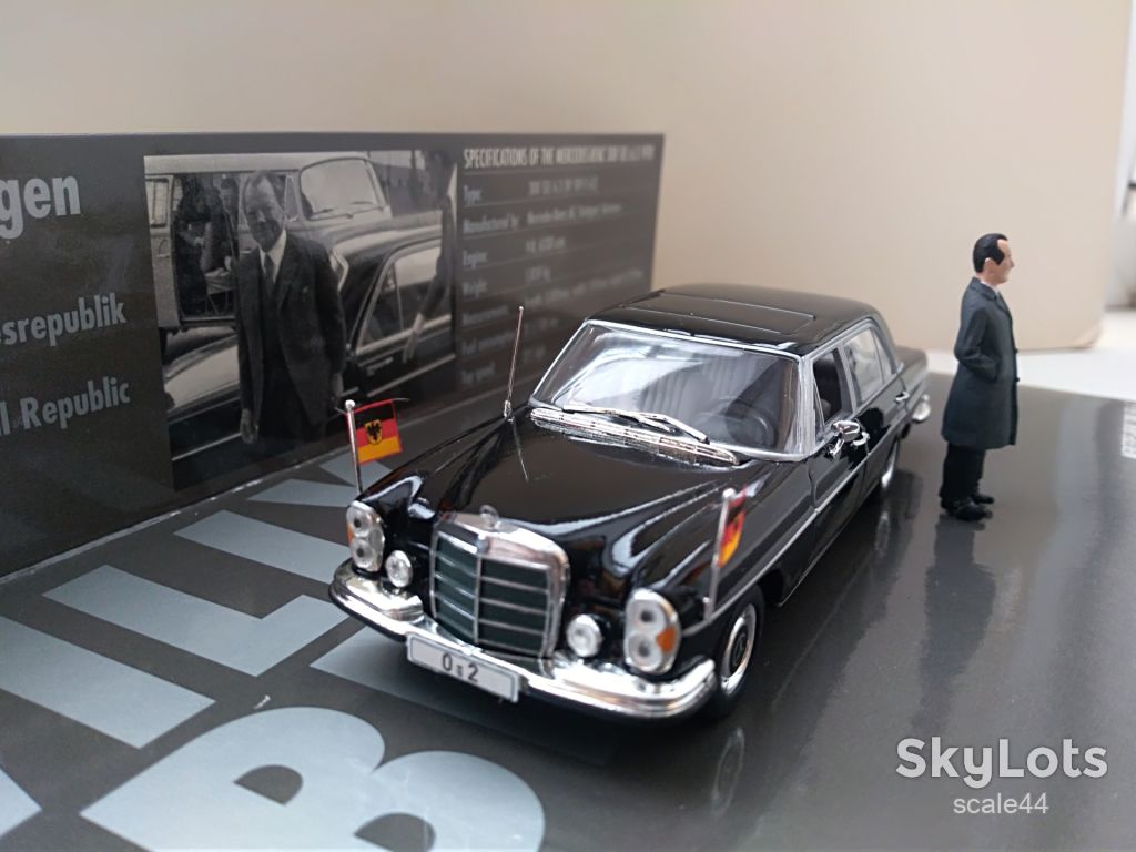Mercedes-Benz 300SEL Willy Brandt 1970.Minichamps.1/43 - фото фото фото 2