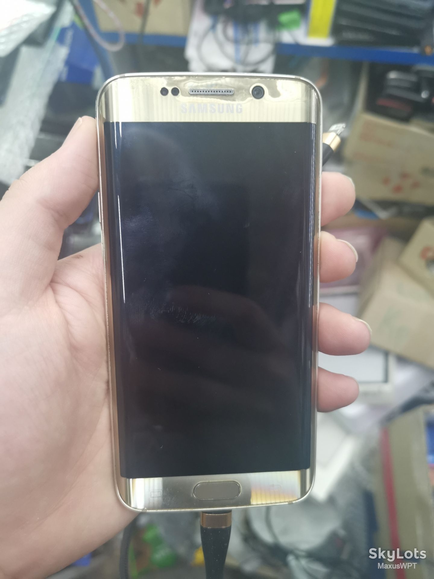 #351 Sklad Samsung S6 edge gold g925f - фото фото фото 0