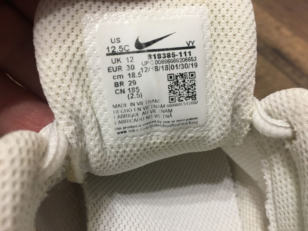 Кроссовки Nike,р.29-30,стелька 20,5см,Вьетнам,оригинал - фото фото фото 7