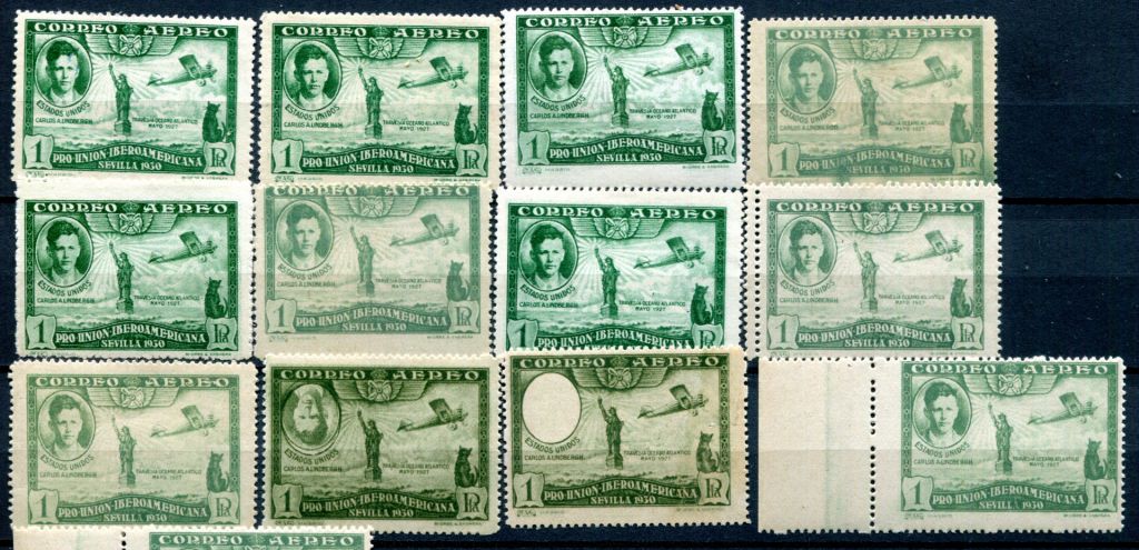ИСПАНИЯ. 1930. ИСПАНО-АМЕРИКАНСКАЯ ЭКСПОЗИЦИЯ. АВИАЦИЯ, КОРАБЛИ. MNH,MLH,MH. УНИКУМ ПО РАЗНОВИДНОСТЯМ - фото фото фото 4