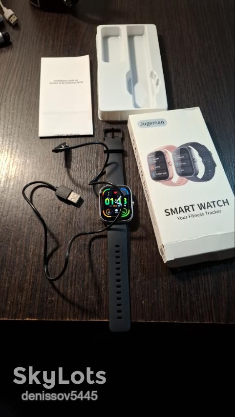 умные часы Jugeman Smart Watch с черным ремешком - фото фото фото 0