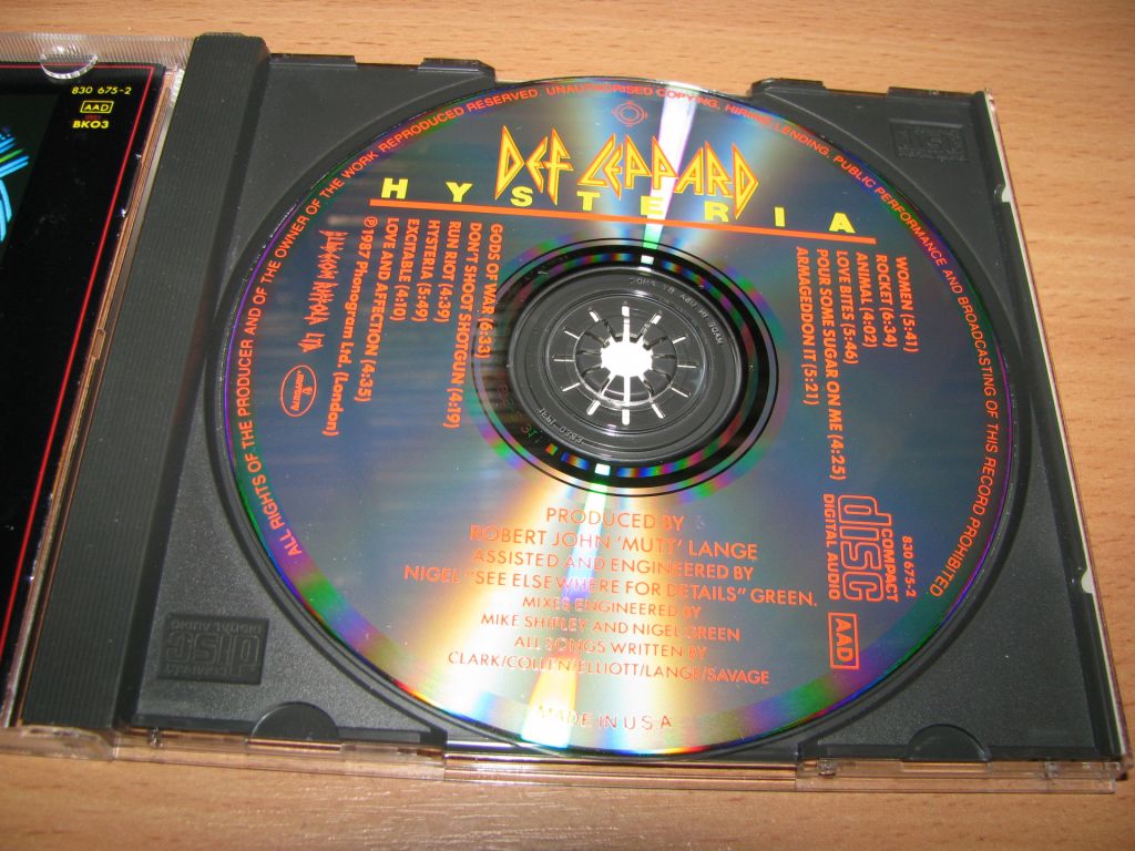 DEF LEPPARD - Hysteria    (1987 Mercury USA) - фото фото фото 2
